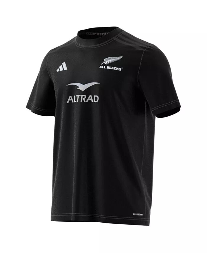 Мужская черная футболка New Zealand Rugby 2024/25 AEROREADY adidas — фото 3