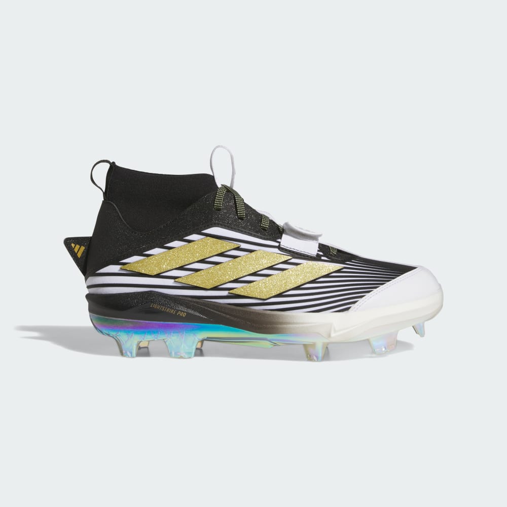 

Бутсы Adidas Adizero Edge+ Cleats, цвет Core Black/Gold Metallic/Cloud White