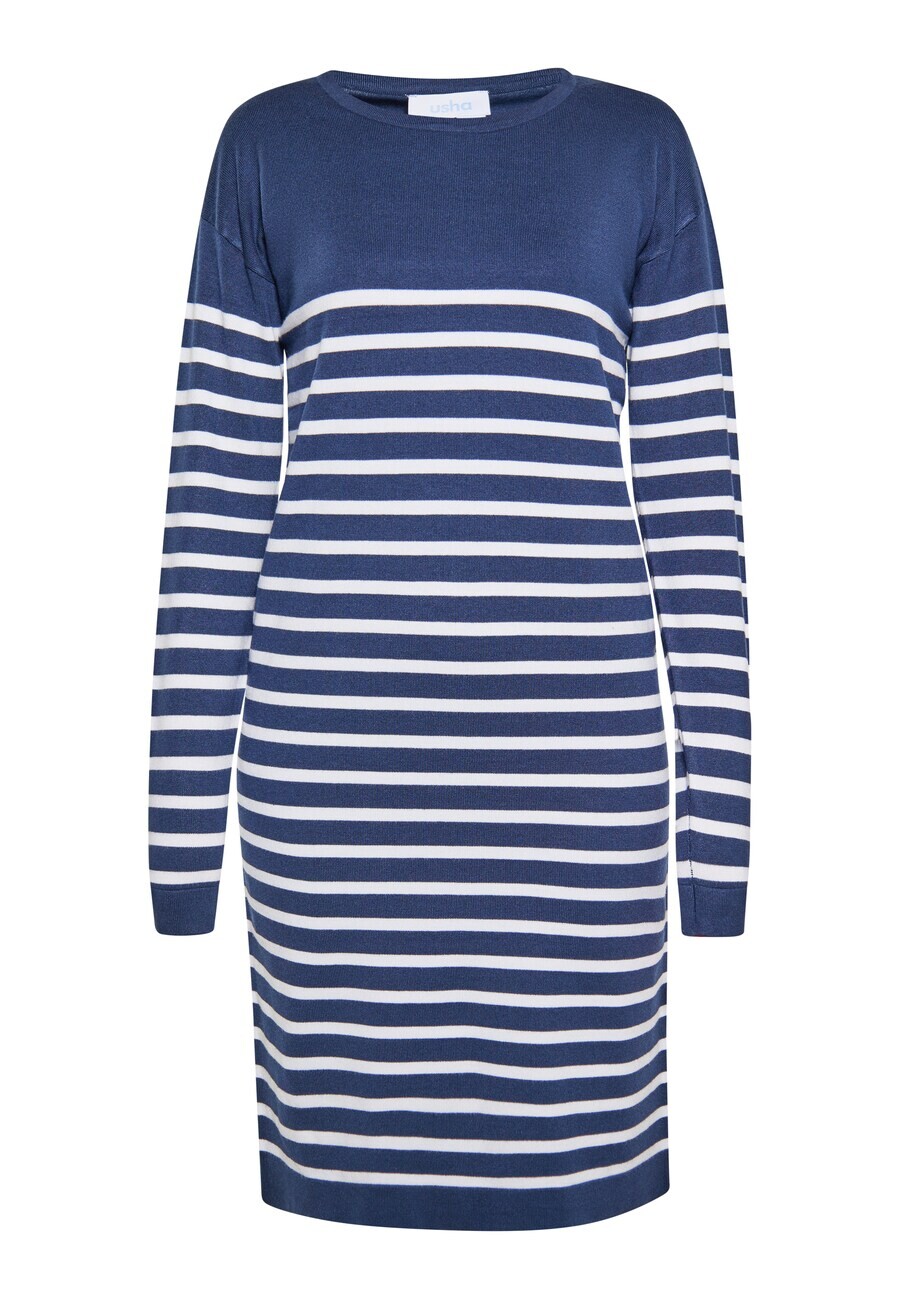 

Вязаное платье usha BLUE LABEL Knitted dress, морской синий