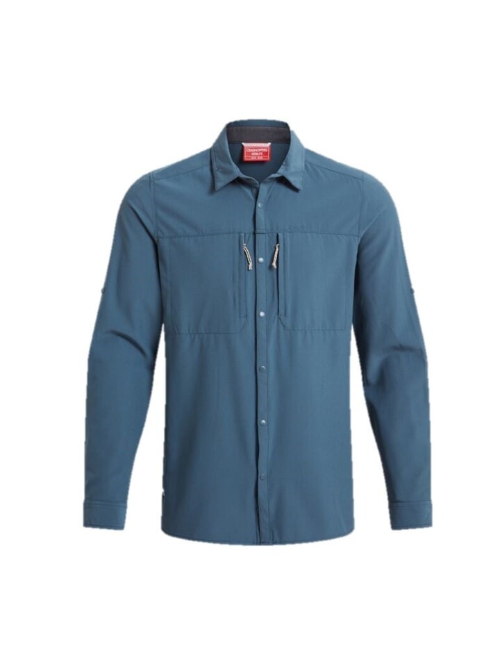 

Рубашка Craghoppers Hemd NosiLife Pro Adventure LS V, цвет Blue Stone