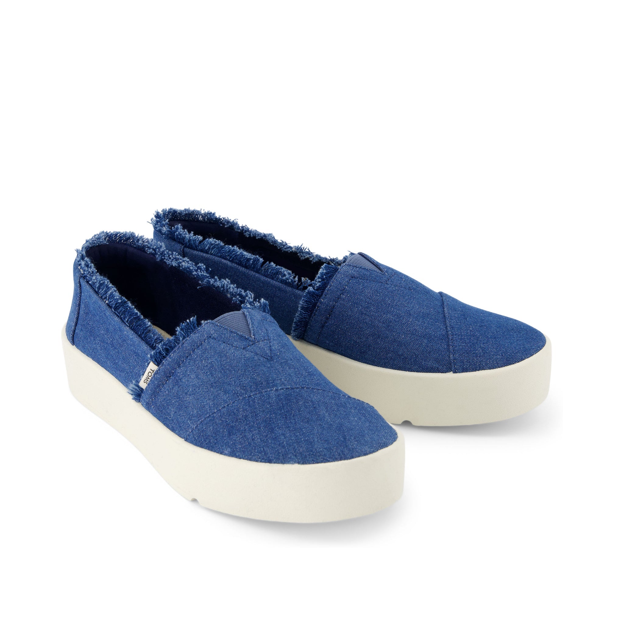 Кроссовки Verona Slate Blue Denim Slip On TOMS Shoes — фото 2