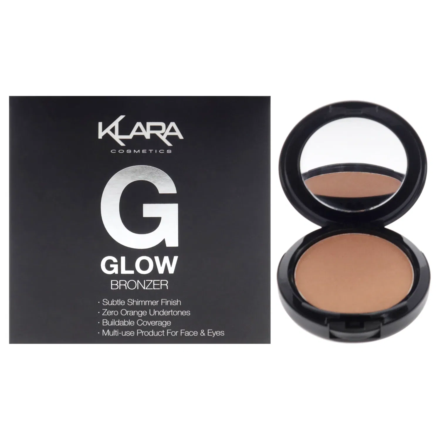 Бронзер G Glow от Klara для женщин - 0,49 унции, прозрачный/прозрачный