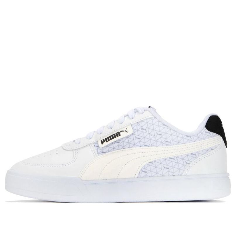 

Кеды PUMA Caven Logo Power 'White Grey Black' 389330-01, черный