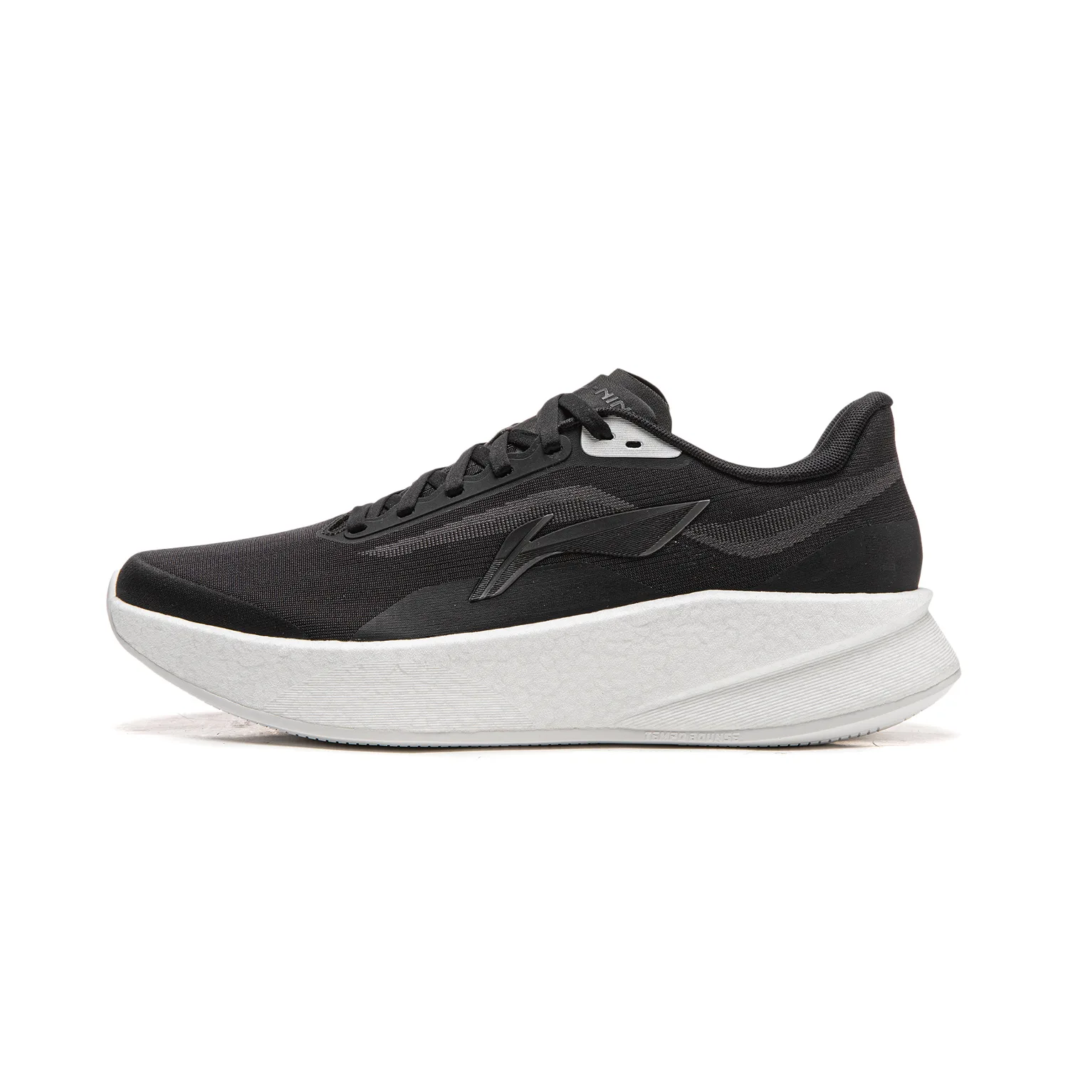 Li-Ning Shadowman Cushioning Slip Resistant Abrasion Resistant Lightweight Rebound низкие кроссовки для бега мужские, черный