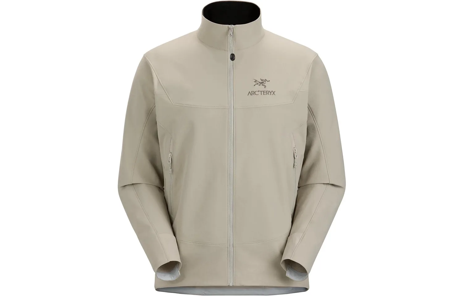 GAMMA LT Jackets мужская стойка умеренный Soft Shell Arcteryx, черный sapphire/черный sapphire — фото 4