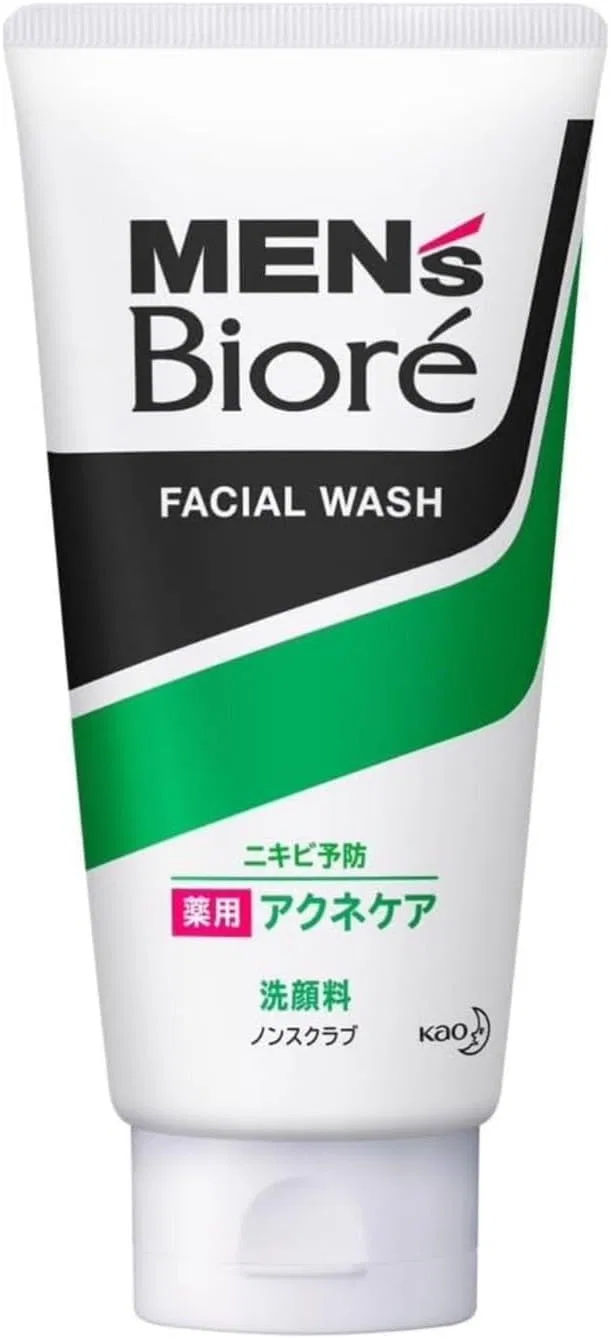 Гель для умывания Kunutonn — Против акне Men's Biore Medicated Acne Care, 130 г — фото 2