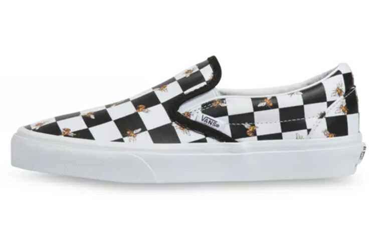 

Слипоны Vans Classic Slip-On Bee Check 'Black White'