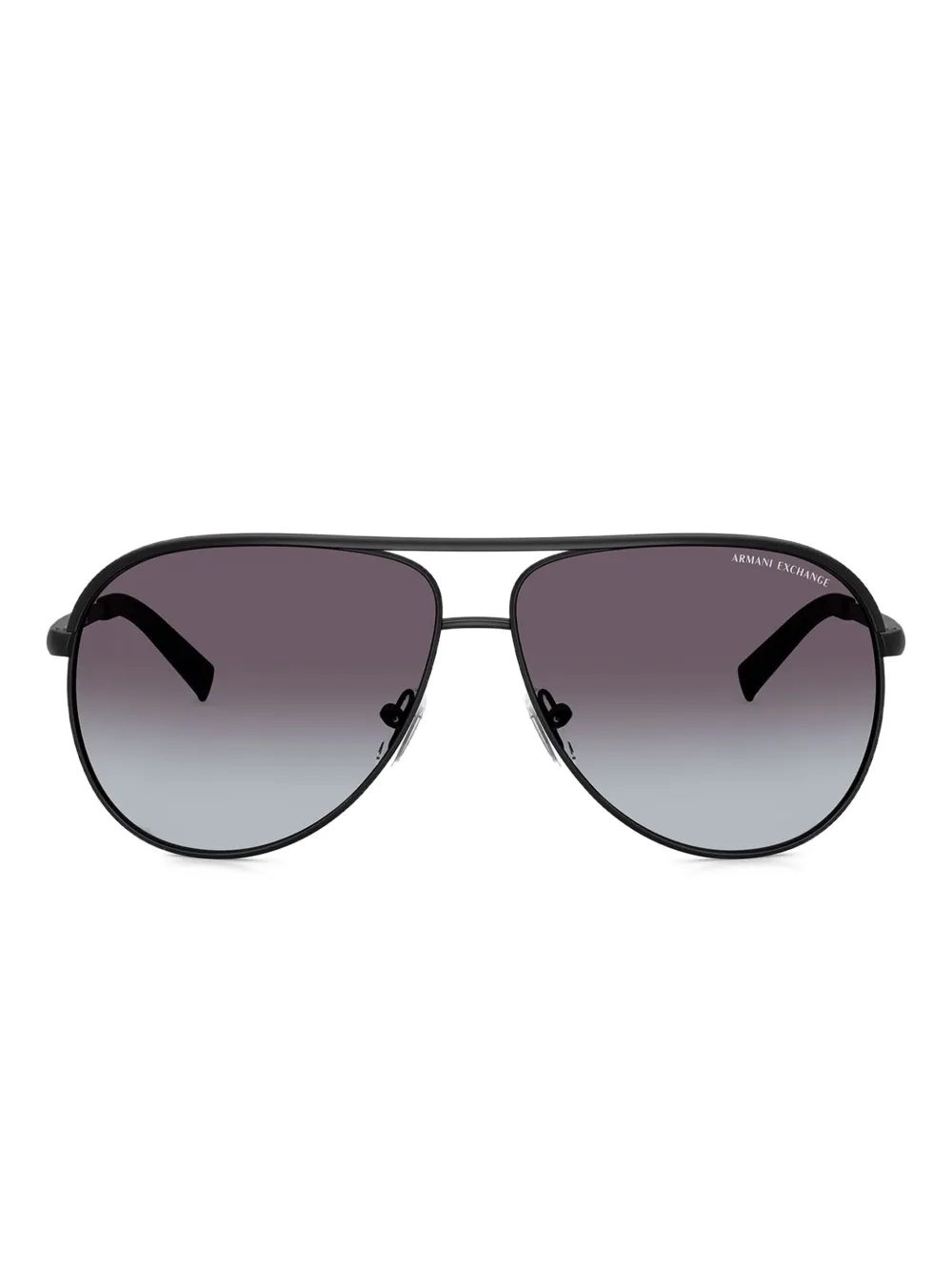

Солнцезащитные очки-пилоты Armani Exchange, черный