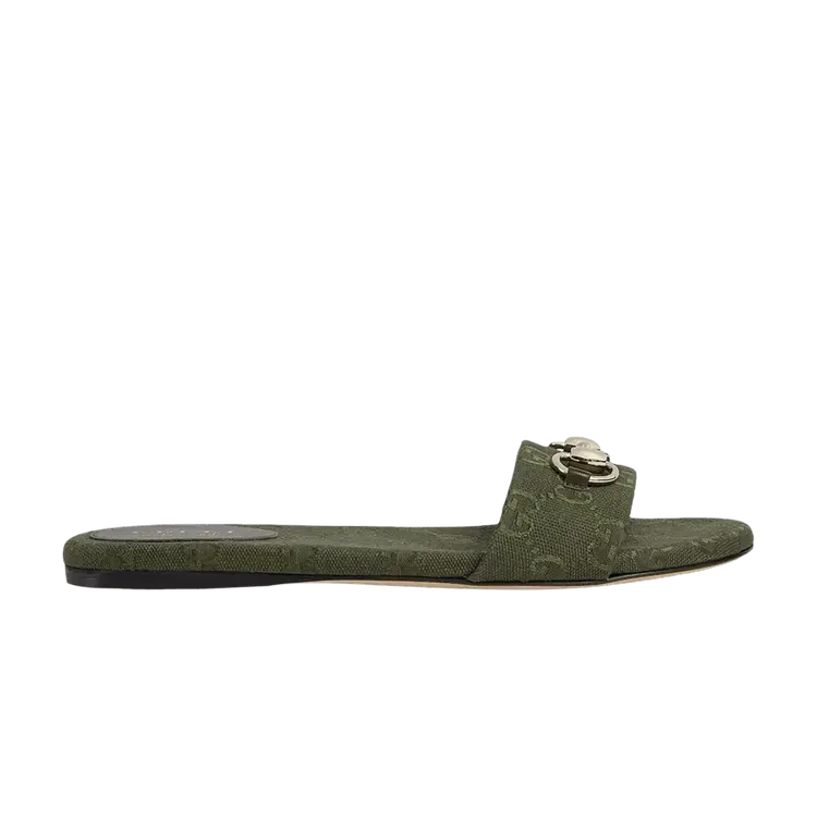 Шлепанцы Gucci Wmns Horsebit Slide, Green