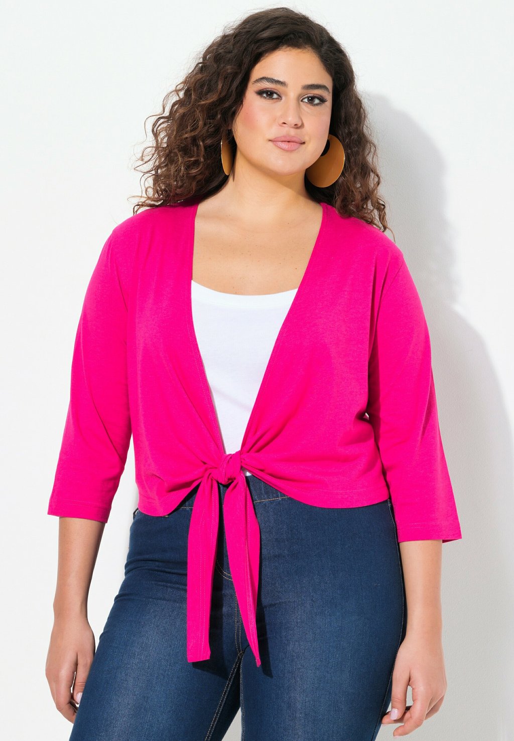 

Кардиган BOLERO Ulla Popken, розовый