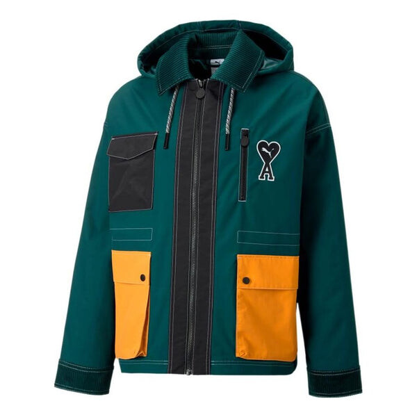 

Куртка x ami jacket 'green' Puma, зеленый