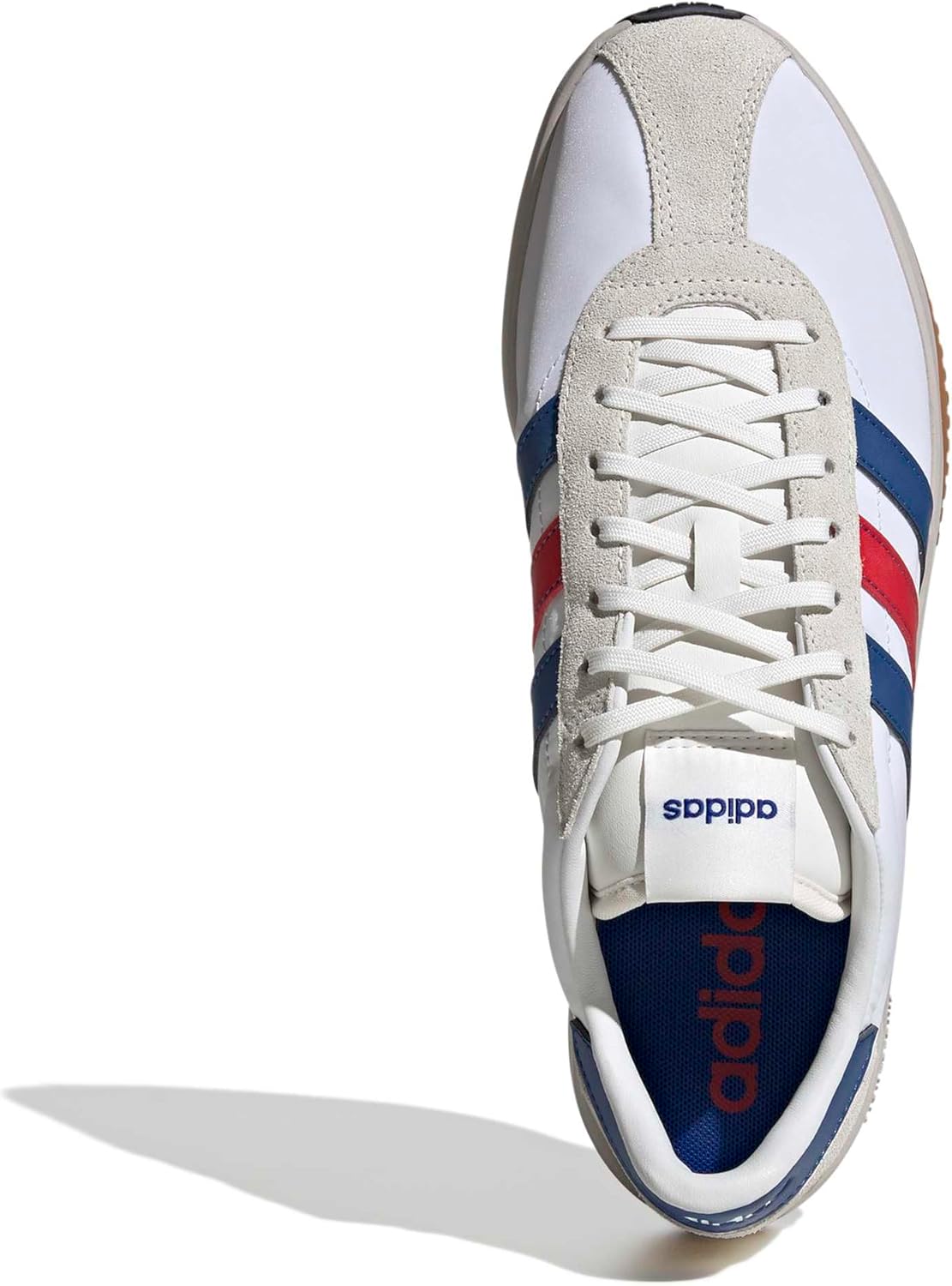 Кроссовки adidas Мужские 76/26, белый/синий — фото 2