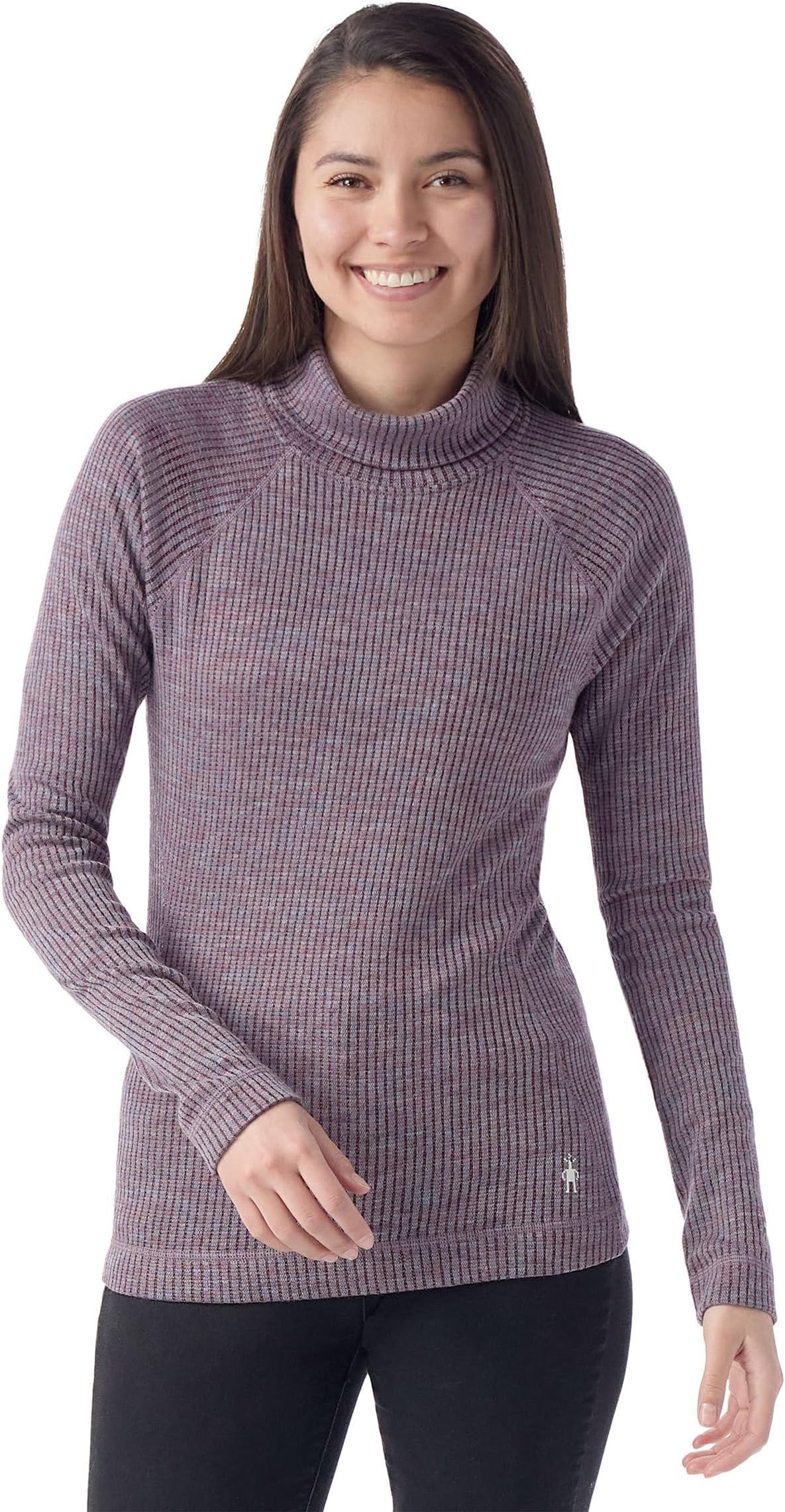

Свитер Smartwool Thermal Merino Rib Turtleneck, цвет Chalk Violet Heather