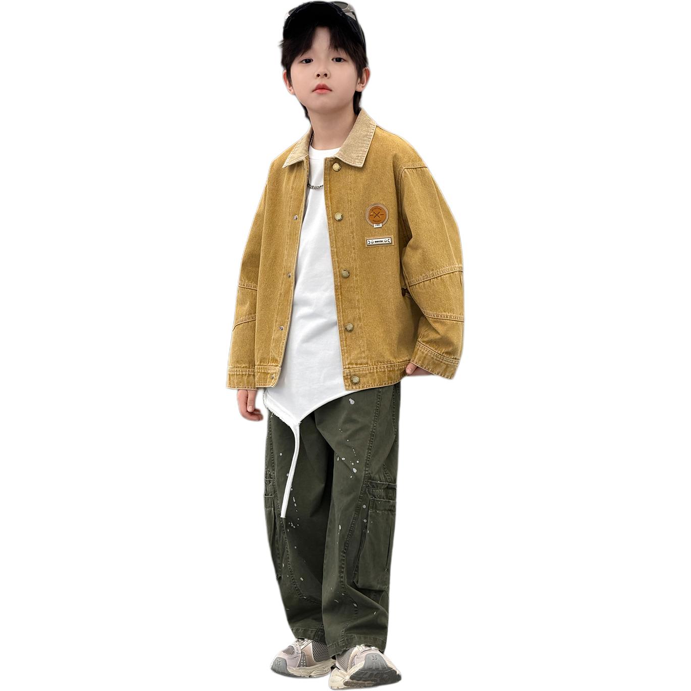 

Повседневный спортивный костюм с лацканами Grade School EASTERN CAMEL, желтый