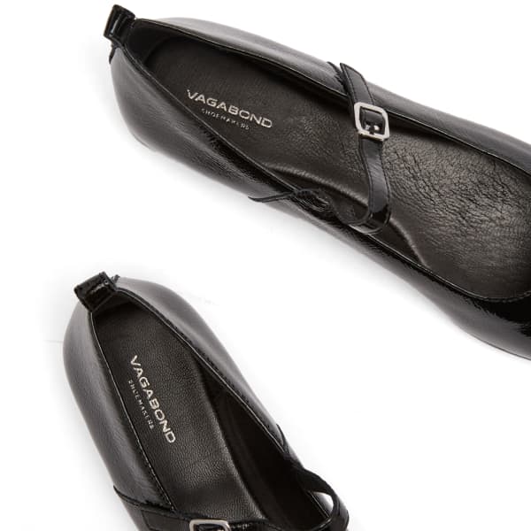 Кожаные балетки Delia с квадратным носком Vagabond Shoemakers, черный — фото 3