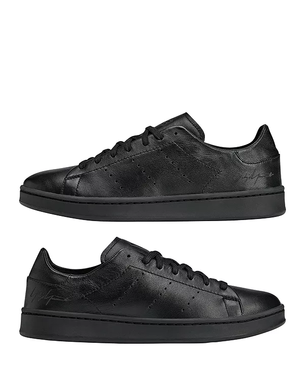 Мужские кроссовки Stan Smith на шнуровке Y-3, черный — фото 2