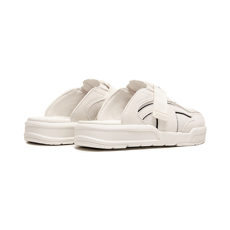 Champion Закрытые тапочки Unisex Milk White/Black — фото 4