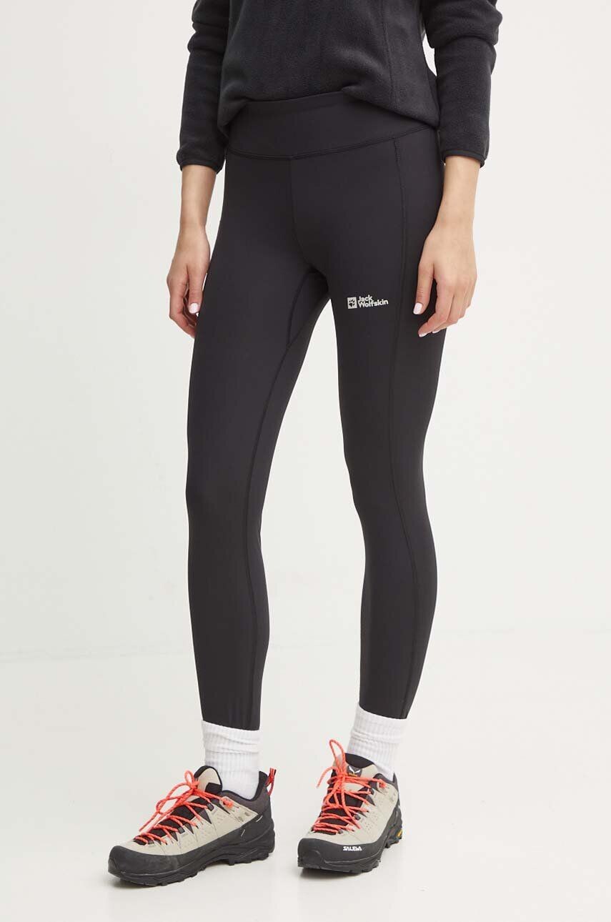 

Клинталь спортивные леггинсы Jack Wolfskin, черный