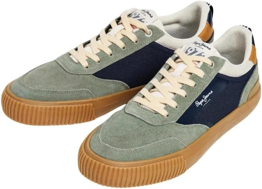 Мужские кроссовки Pepe Jeans Nolan Street MSneak, Green Cast Green — фото 3