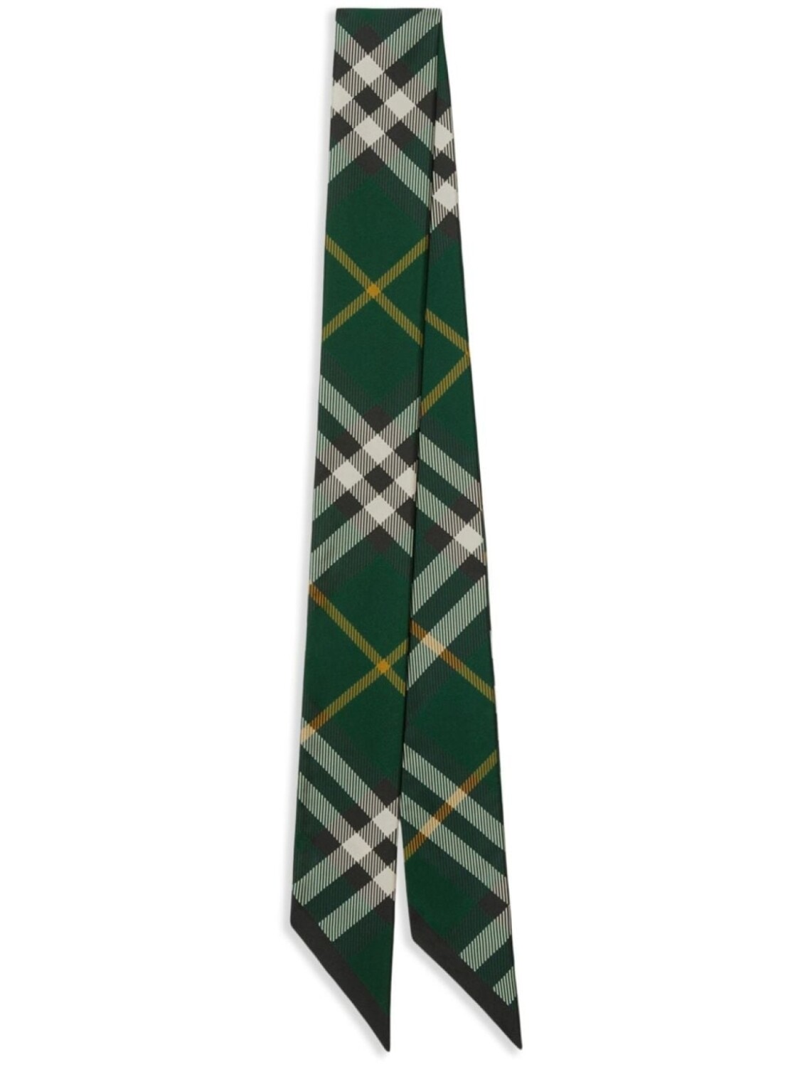 

Burberry шелковый платок в клетку Vintage Check, зеленый