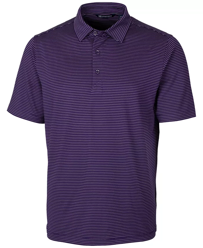 

Футболка-поло Forge Pencil Stripe Stretch для мужчин больших размеров Cutter & Buck, фиолетовый