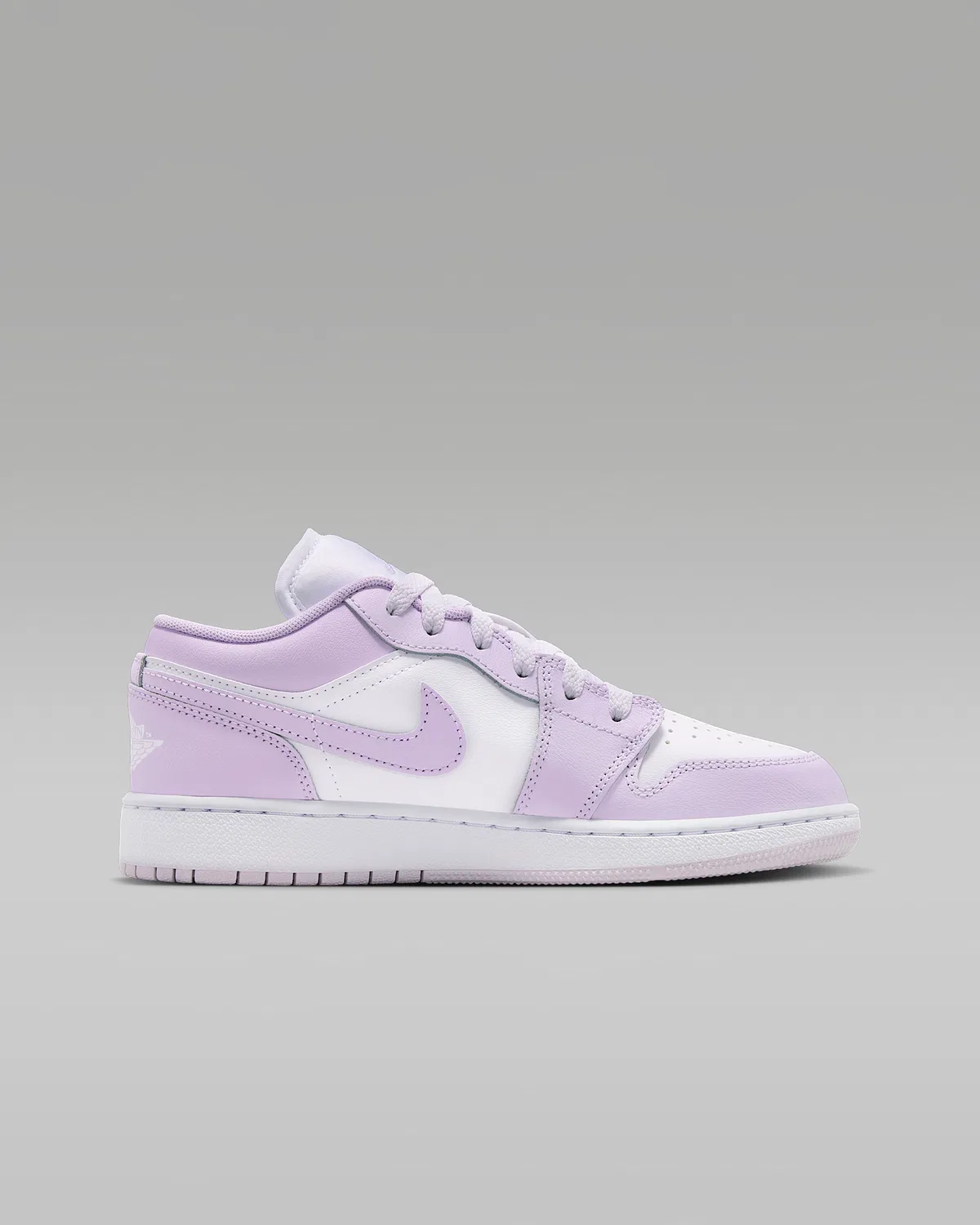 Кроссовки Air Jordan 1 Low для детей старшего возраста, Barely Grape/Violet Mist/White — фото 3