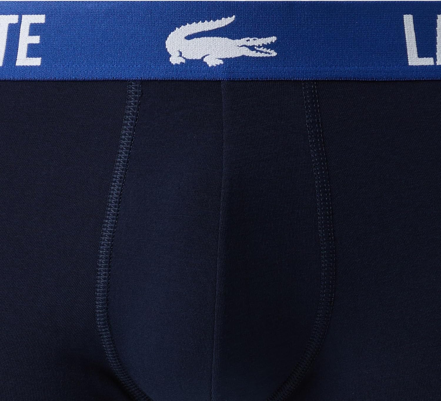 Мужские хлопковые трусы-боксеры Lacoste с эластичной крокодиловой кожей, 5 шт. (эксклюзивно на Amazon), Navy Blue/Captain/Argentina — фото 2
