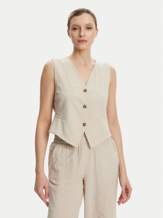 

Жилет для костюма стандартный крой Caia 10333795 Vero Moda, бежевый