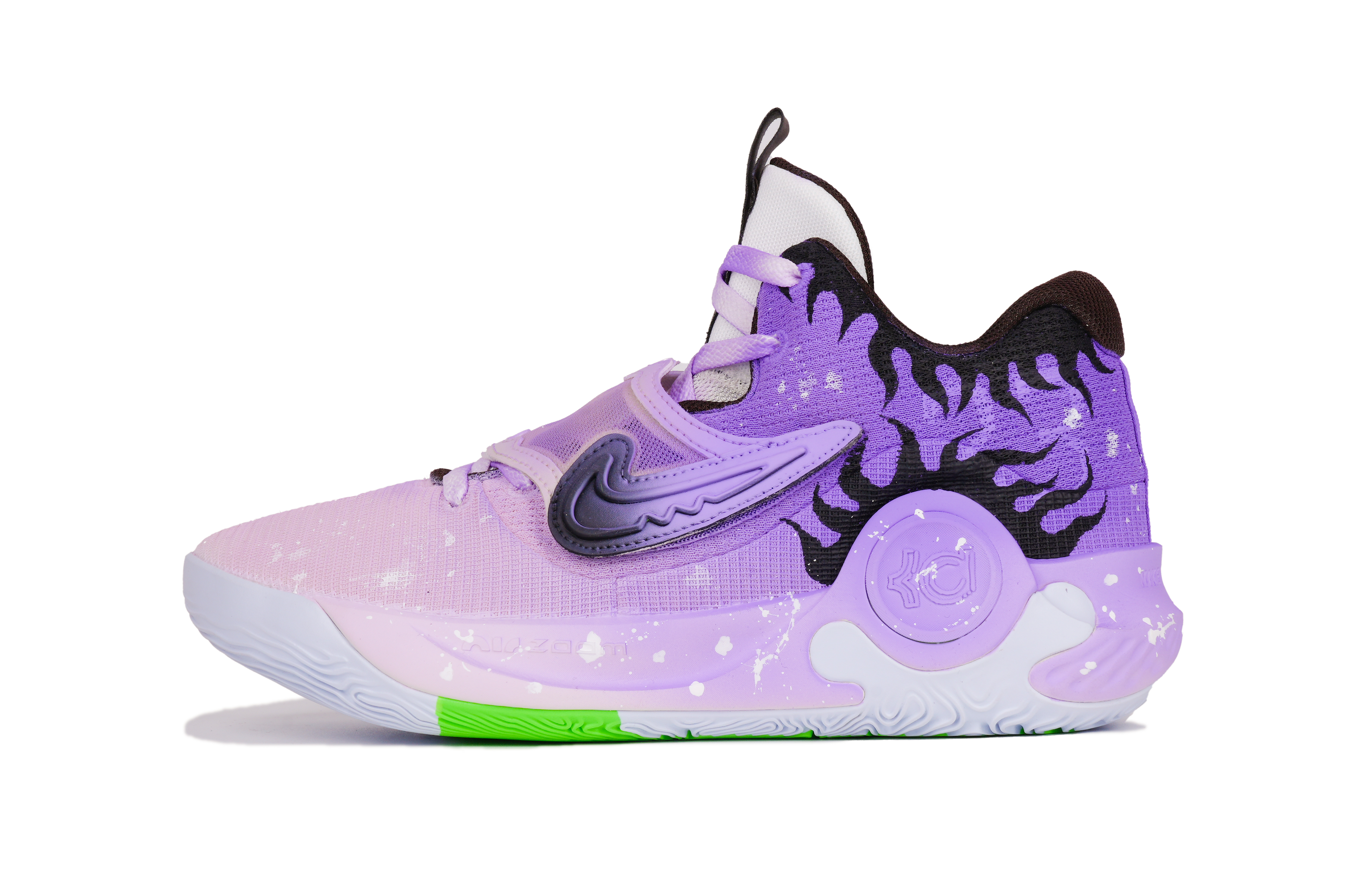 

Nike Баскетбольные кроссовки KD Trey 5 X с низким верхом, противоскользящие, мужские, фиолетовые