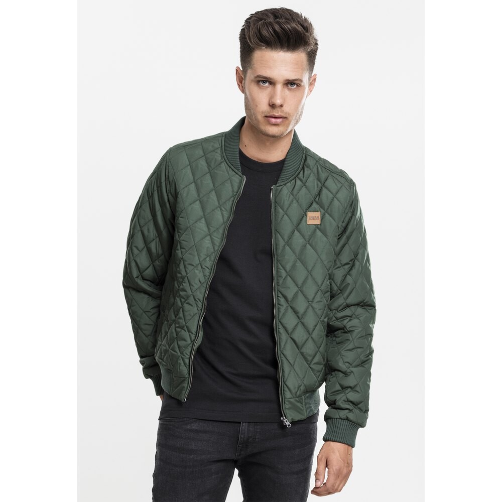 

Парка Urban Classics Diamond Nylon, зеленый