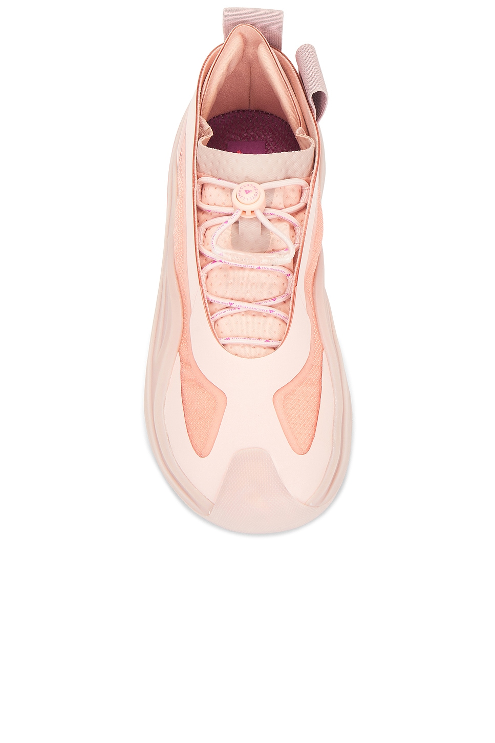 Кроссовки для спорта на низком ходу Adidas By Stella Mccartney, vapour pink, turbo & semi pulse lilac — фото 4