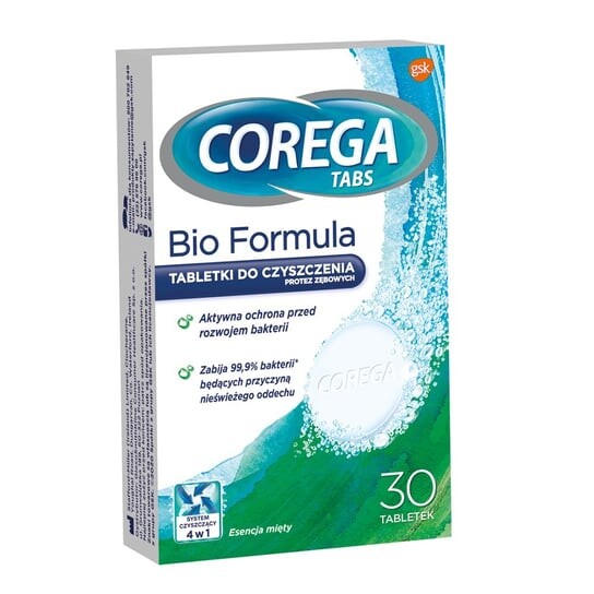 

Таблетки для чистки зубных протезов, 30 таблеток. Corega, Tabs Bio Formula