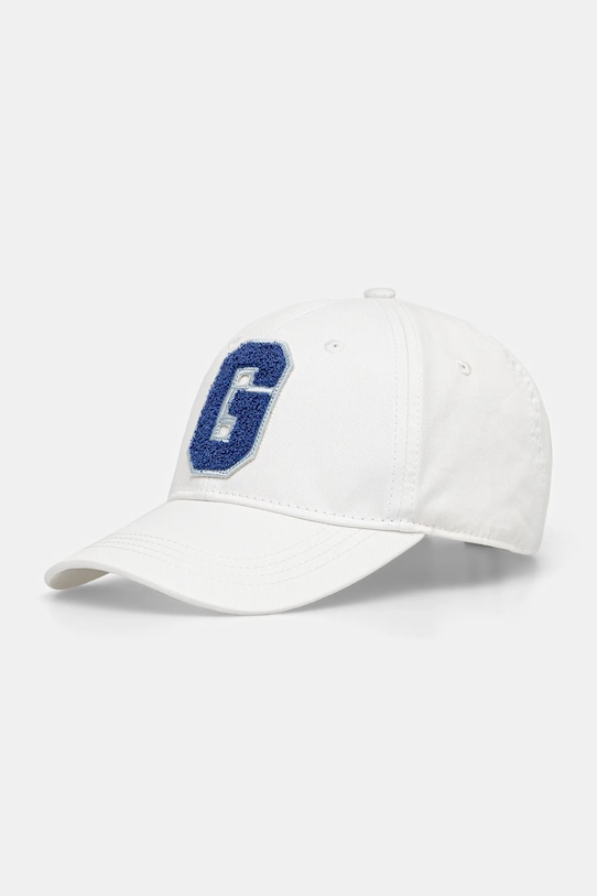 

Хлопковая кепка с козырьком Guess, белый