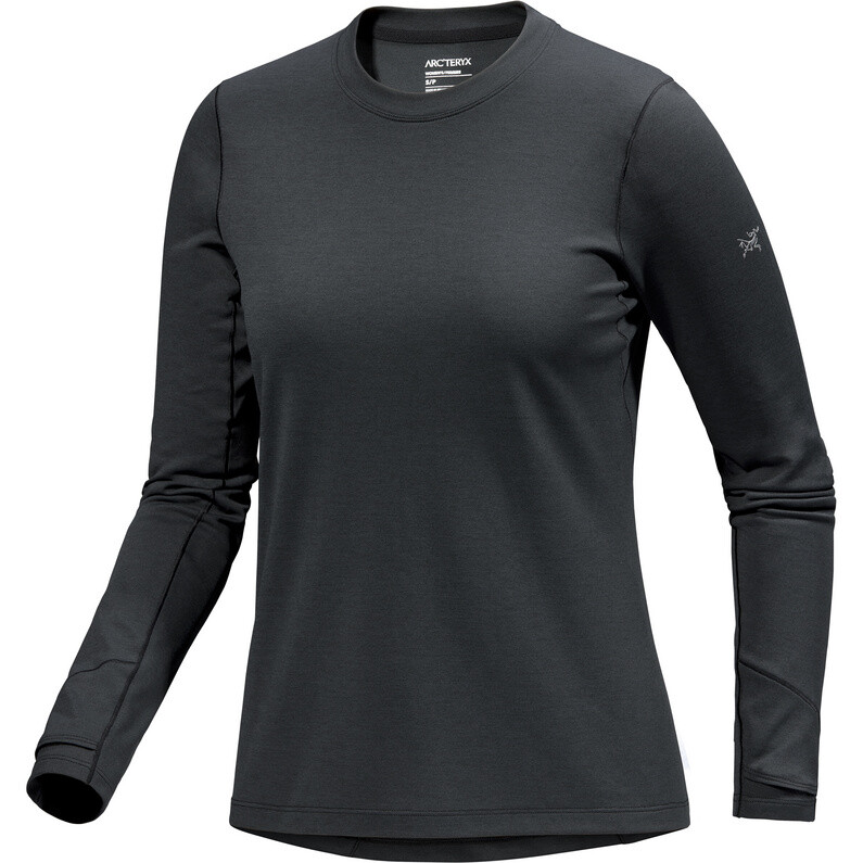 

Женская футболка Taema Thermal Crew с длинными рукавами Arcteryx, черный