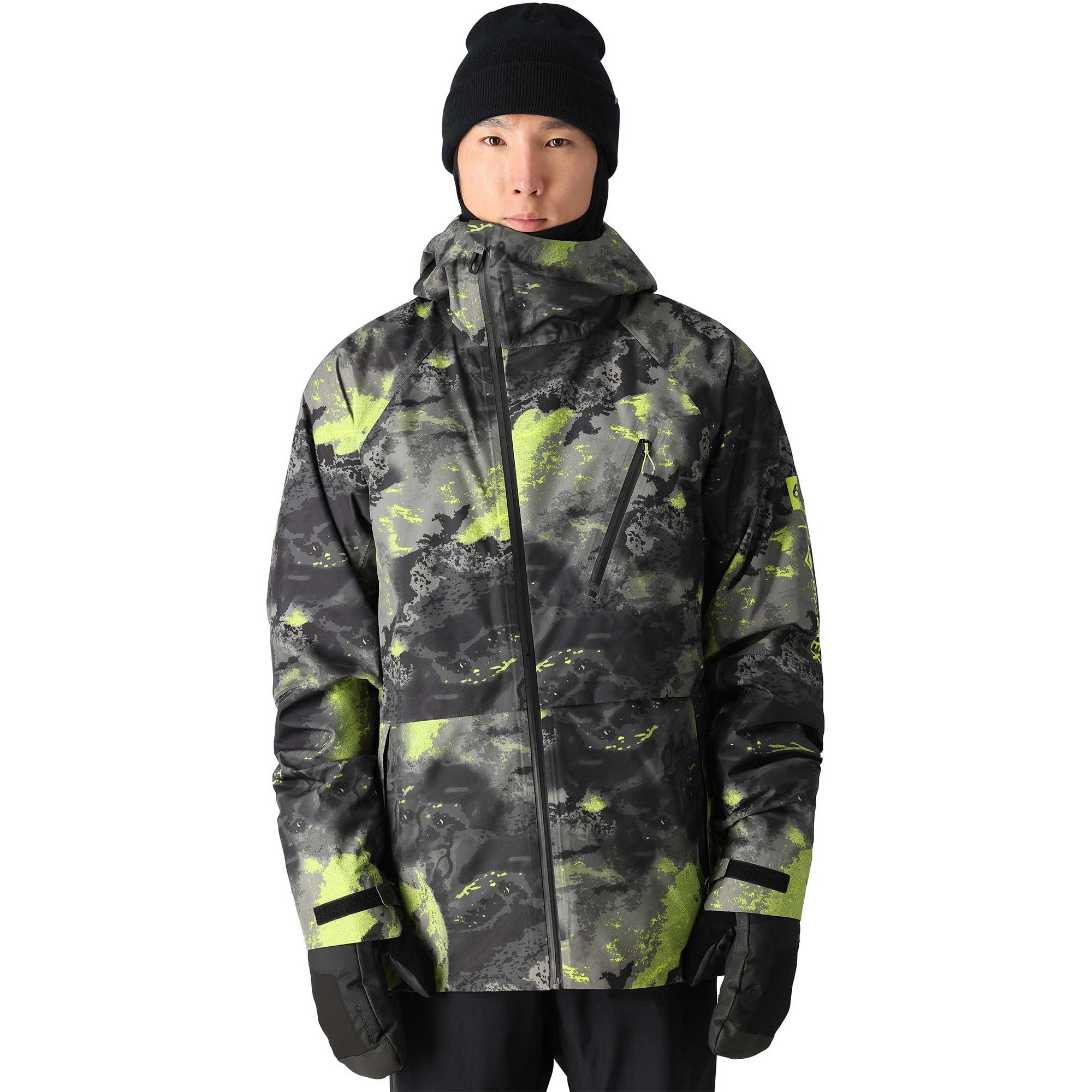 

Мужская пуховая куртка GORE-TEX Hydra Down Thermagraph 686, Lime Hemisphere Colorblock