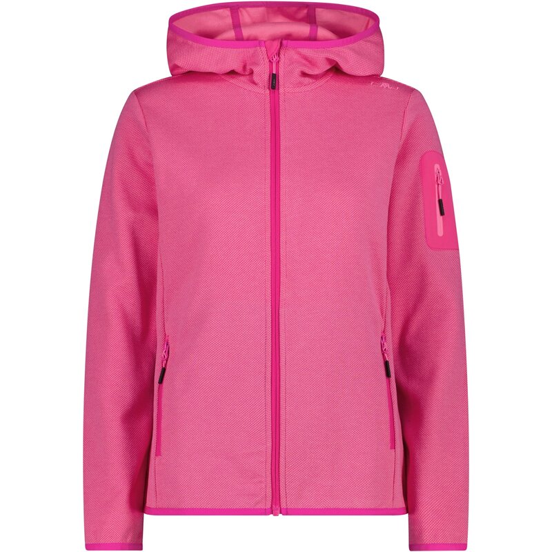 

Толстовка с капюшоном женская куртка с фиксированным капюшоном Cmp, цвет festival-bubblegum