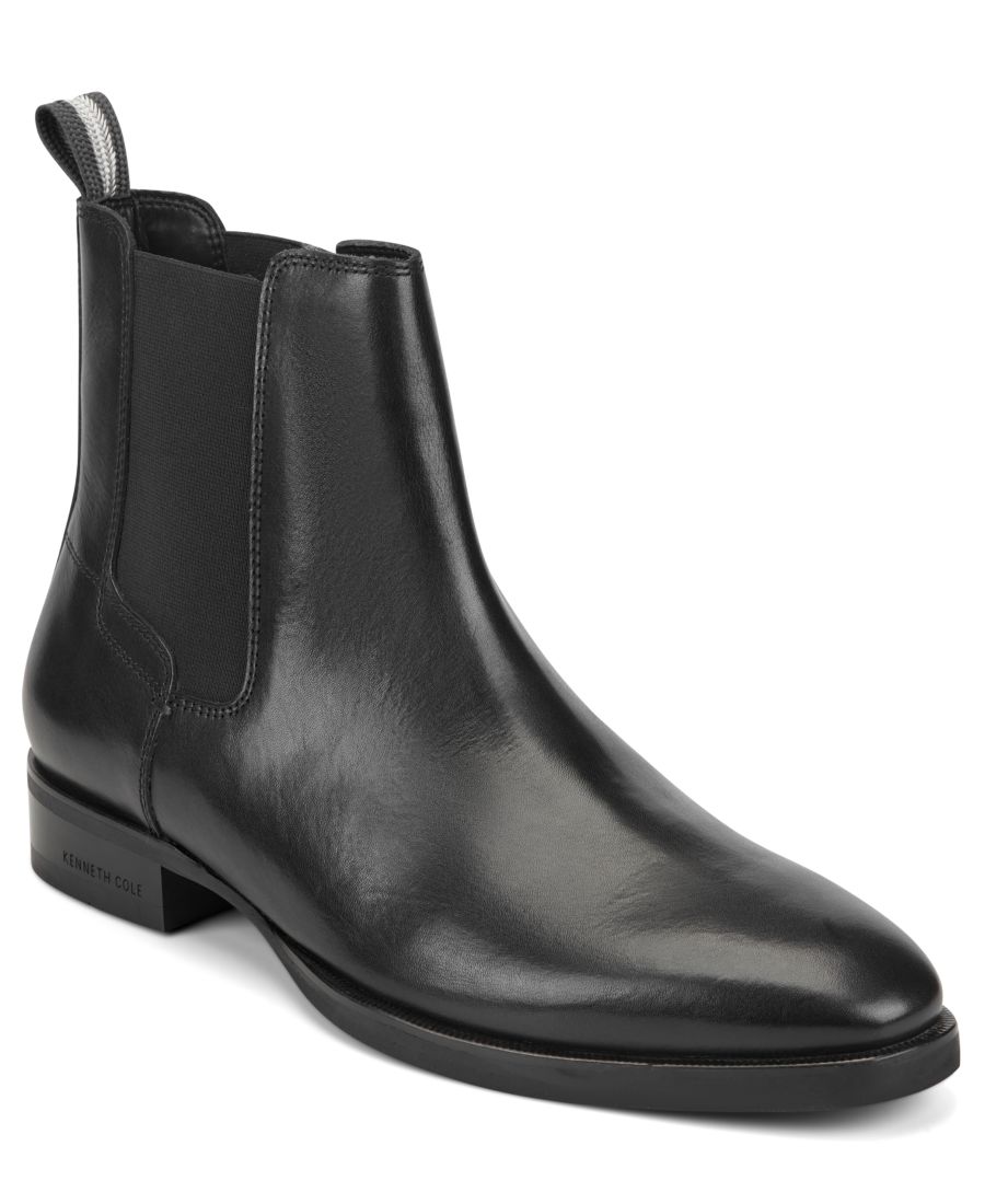 

Мужские повседневные ботинки Raymond без шнурков Kenneth Cole New York, Black Leather