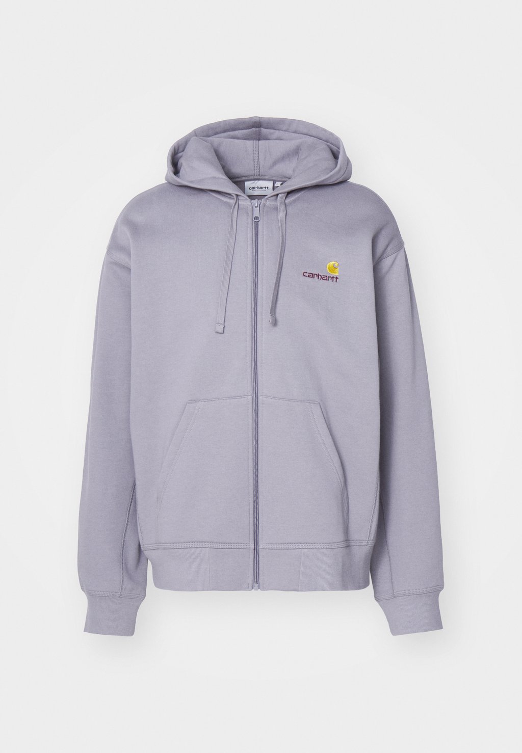 

Толстовка на молнии HOODED AMERICAN SCRIPT JACKET Carhartt WIP, серый