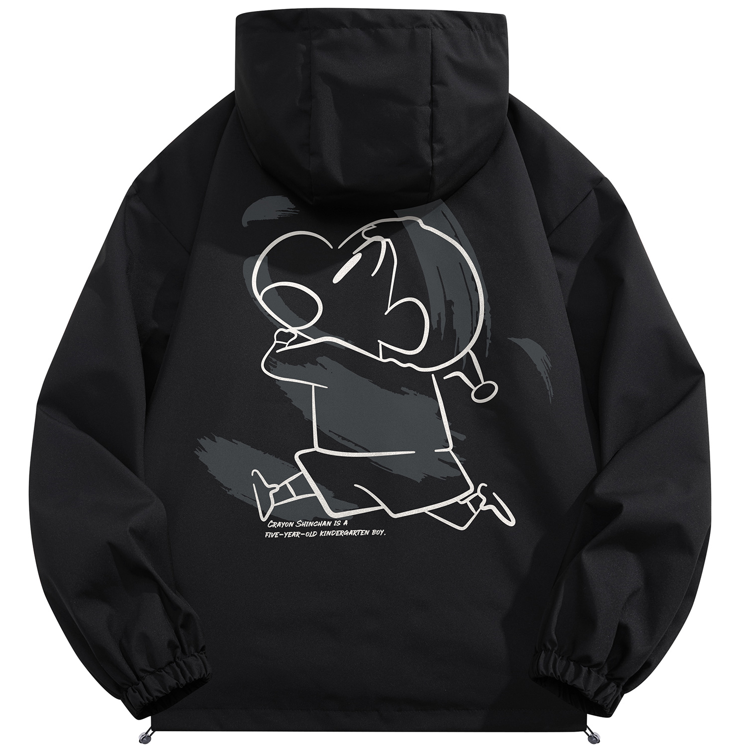 

Crayon Shinchan Пуховик унисекс, Black [Regular]