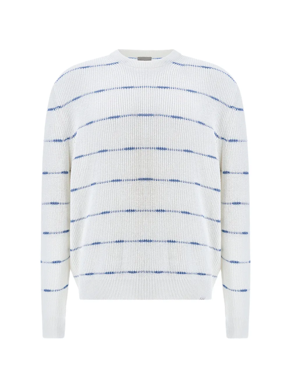 

Полосатый свитер с круглым вырезом Paul & Shark, белый