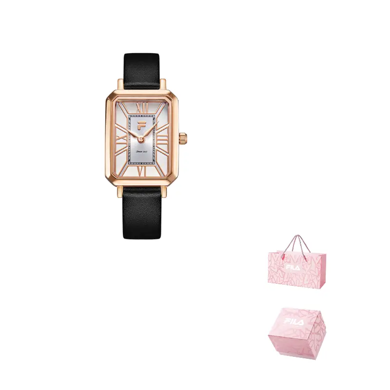 

FILA Часы Elegance Goddess Collection Wrist Watch Quartz Movement Leather Strap White Dial Women's Watch
