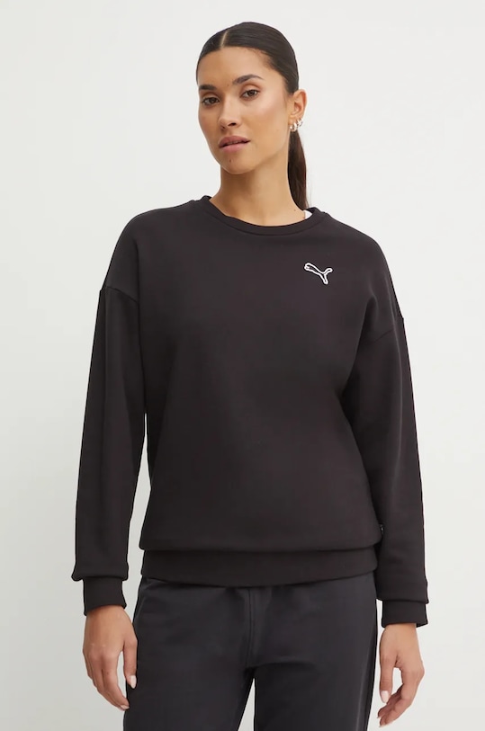 

Хлопковая толстовка Puma, черный