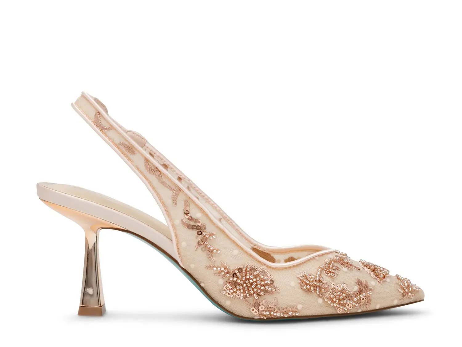 Туфли-лодочки Betsey Johnson Nikki Pump, розовое золото — фото 4