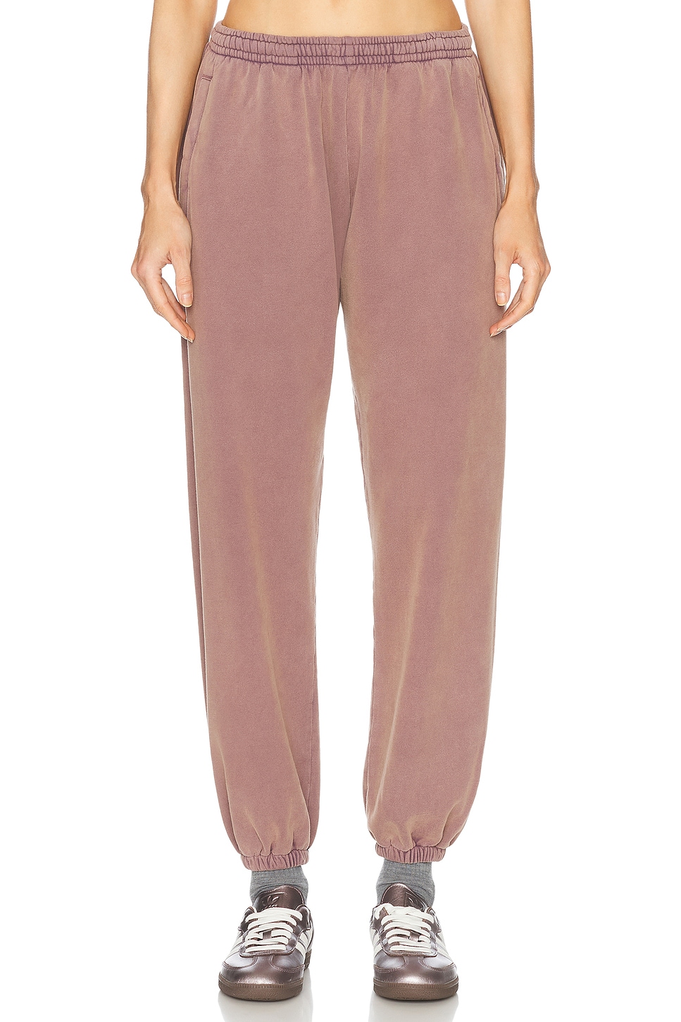 

Бледные винтажные спортивные штаны Acne Studios, цвет Plum Purple