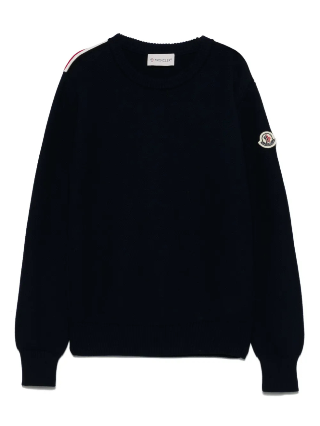 

Moncler Enfant свитер с нашивкой-логотипом, синий
