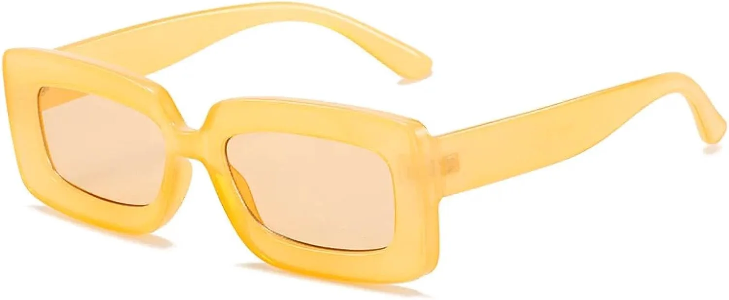 

Ретро солнцезащитные очки с градиентной защитой от УФ-излучения UV400, модные солнцезащитные очки для женщин и мужчин, зеленые и розовые TKKTLLT, Yellow-lightbrown