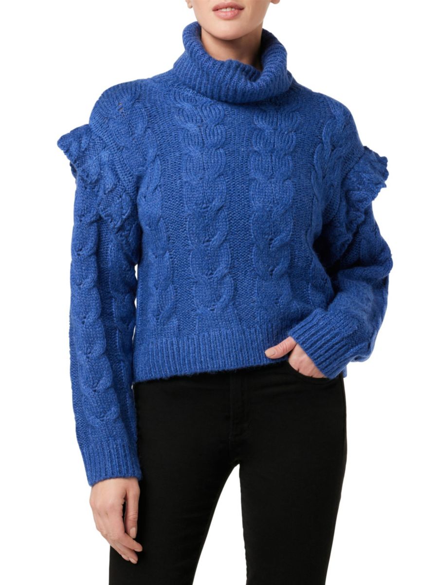 

Водолазка Adeline из шерстяной смеси Joe's Jeans, цвет Navy Peony