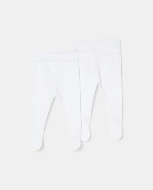 

Комплект из 2 детских леггинсов Cotton Juice, белый