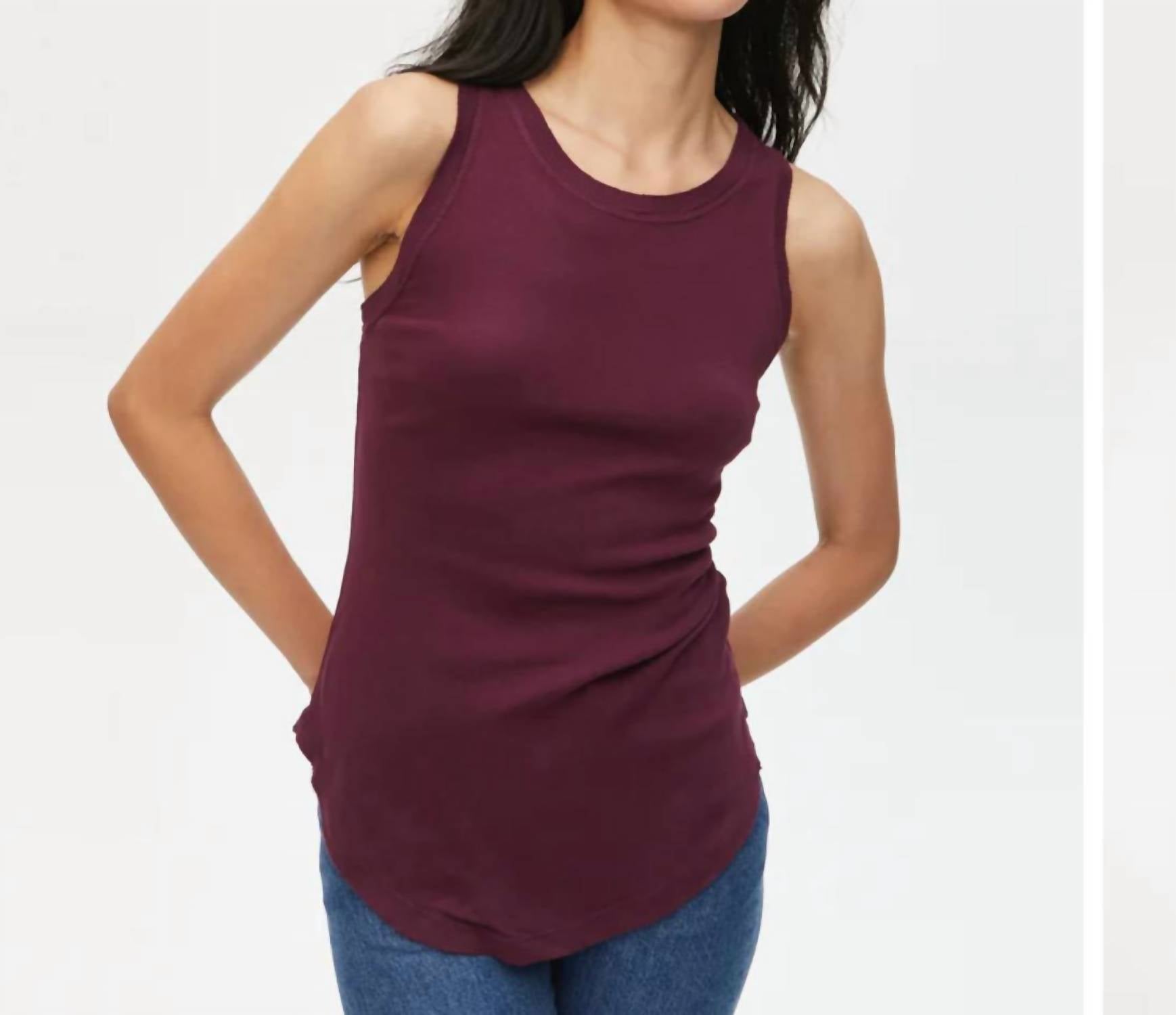 

Lindsay Tank In Plum Michael Stars, plum