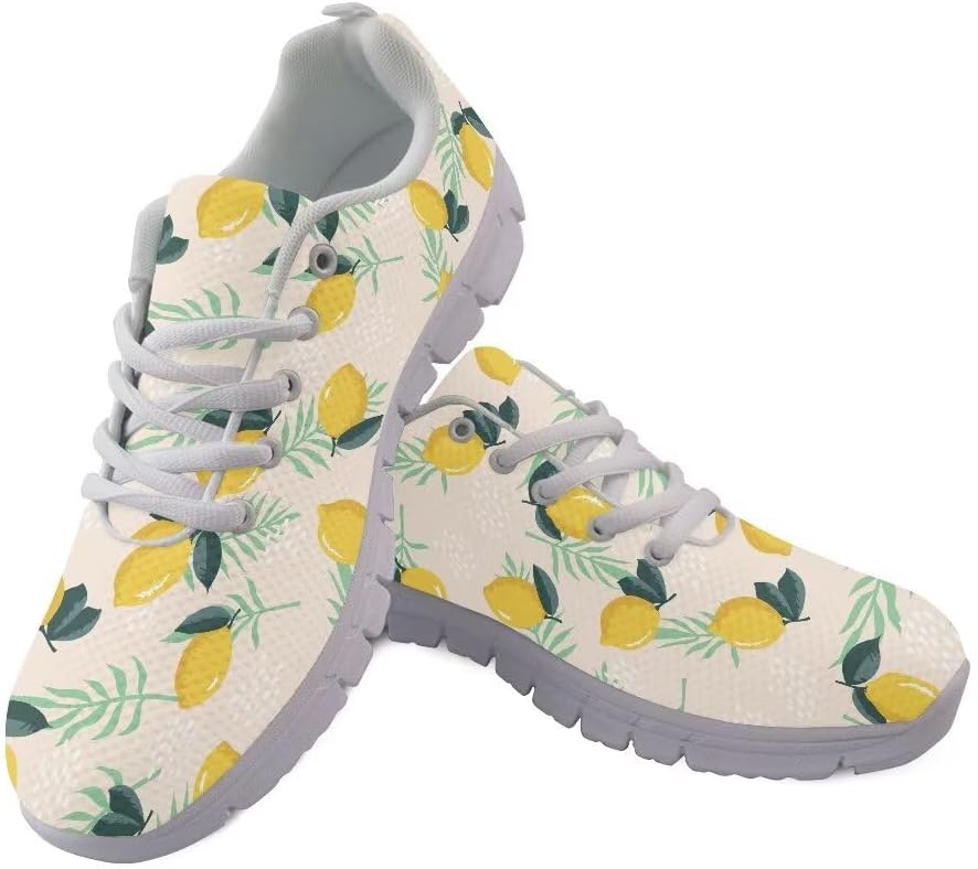 

Мужские модные повседневные кроссовки AmzPrint, Lemon Print